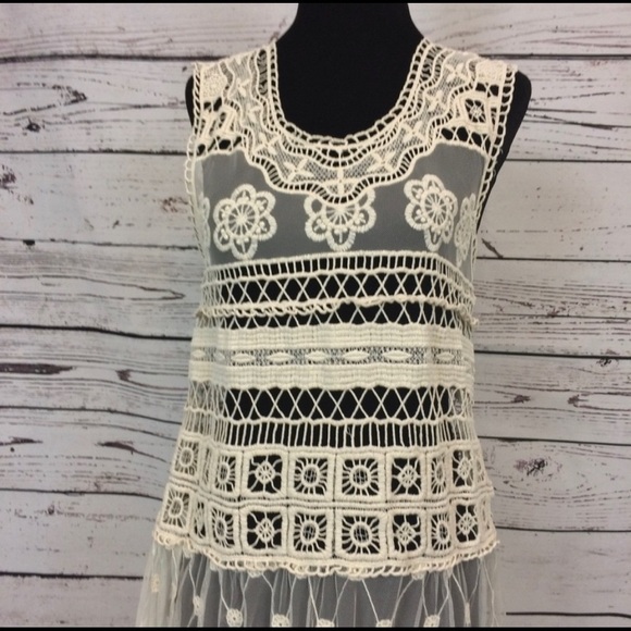 Anthropologie Sunday in Brooklyn Crocheted Dress - Picture 2 of 16